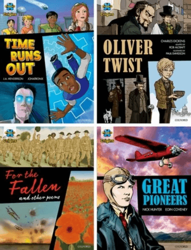 Project X Origins Graphic Texts: Dark Red+ Book Band, Oxford Level 20: Mixed Pack of 4 av J.A. Henderson, Rob Alcraft, Nick Hunter, James Clements