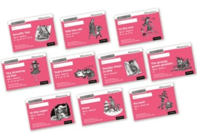 Read Write Inc. Phonics: Pink Set 3 Core Black &amp; White Storybooks (Mixed Pack of 10) av Gill Munton