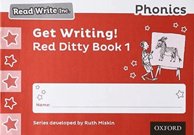 Read Write Inc. Phonics: Get Writing! Red Ditty Book 1 Pack of 10 av Ruth Miskin
