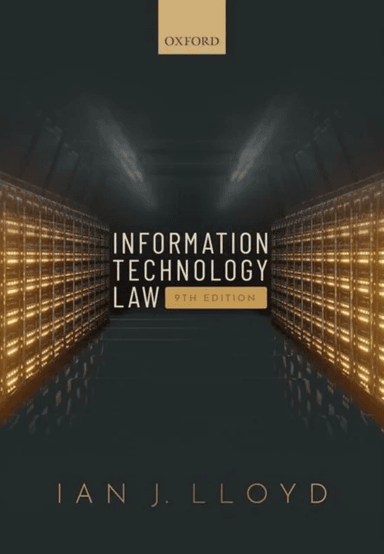 Information Technology Law av Ian J. (Formerly Senior Specialist HSU National Research University Russian Federation and Visiting Professor Open Unive