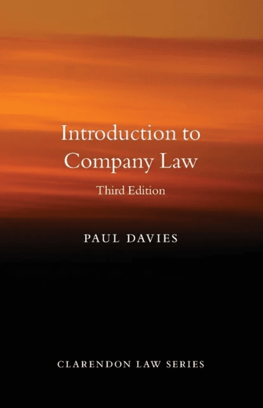 Introduction to Company Law av Paul (Senior research fellow Senior research fellow Harris Manchester College Oxford) Davies
