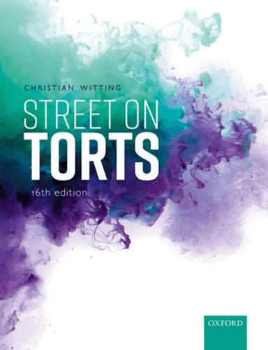 Street on Torts av Christian (Professor of Law Professor of Law National University of Singapore) Witting