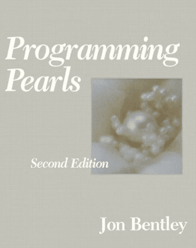 Programming Pearls av Jon Bentley