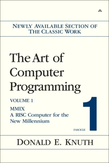 Art of Computer Programming, Volume 1, Fascicle 1, The av Donald Knuth