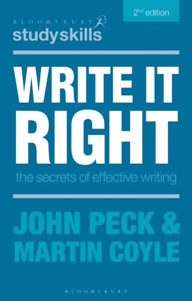 Write it Right av John Peck, Martin Coyle