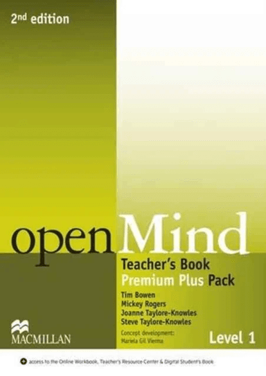 openMind 2nd Edition AE Level 1 Teacher's Book Premium Plus Pack av Joanne Taylore-Knowles, Steve Taylore-Knowles, Mickey Rogers