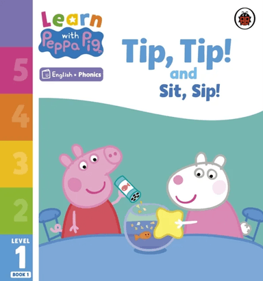 Learn with Peppa Phonics Level 1 Book 1 - Tip Tip and Sit Sip (Phonics Reader) av Peppa Pig