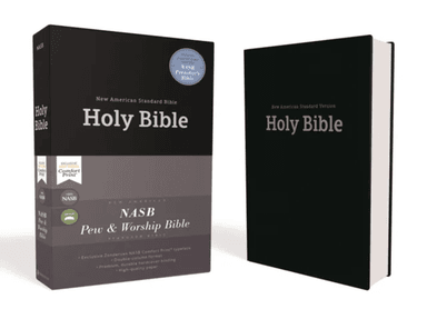 NASB, Pew and Worship Bible, Hardcover, Black, 1995 Text, Comfort Print av Zondervan