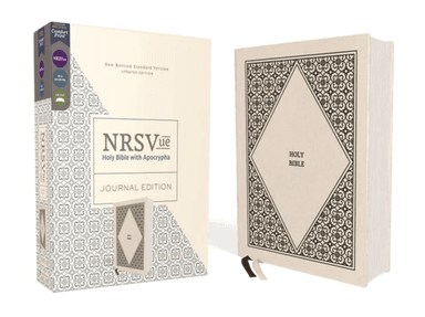 NRSVue, Holy Bible with Apocrypha, Journal Edition, Cloth over Board, Cream, Comfort Print av Zondervan