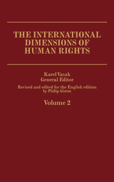 International Human Rights V2 av Karel Vasak