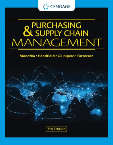 Purchasing and Supply Chain Management av Robert (North Carolina State University) Handfield, Robert (Michigan State University) Monczka, Larry (Flori