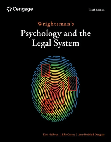 Wrightsman's Psychology and the Legal System av Edith (University of Colorado) Greene, Kirk (Drexel University) Heilbrun, Amy (Bates College) Dou
