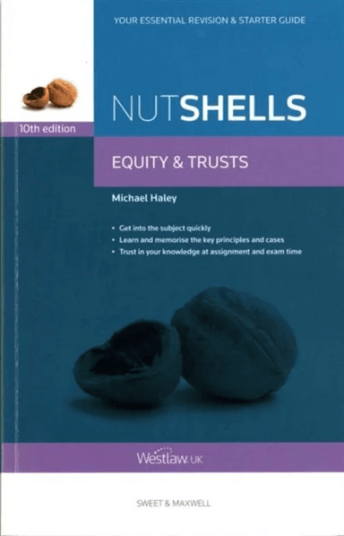 Nutshells Equity &amp; Trusts av Professor Michael Haley