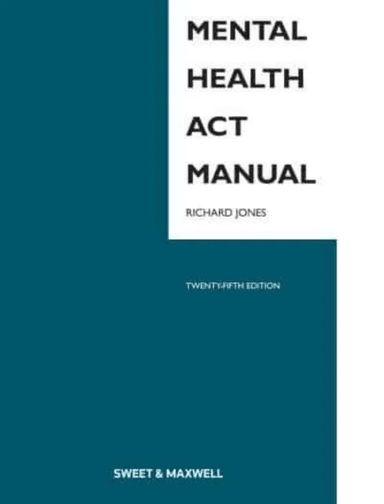 Mental Health Act Manual av Richard Jones