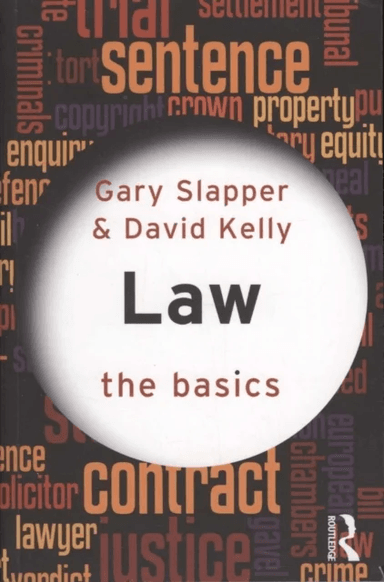 Law: The Basics av Gary Slapper, David Kelly