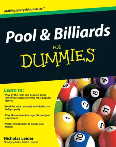 Pool and Billiards For Dummies av Nicholas Leider