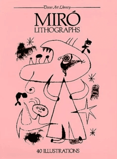 Miro Lithographs av Joan Miro