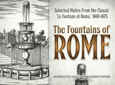 The Fountains of Rome av Giovanni Falda