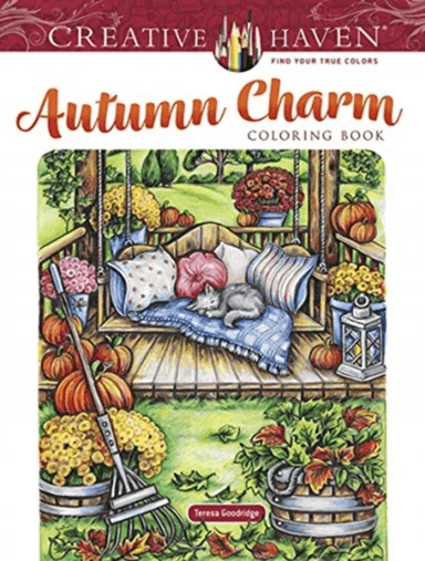 Creative Haven Autumn Charm Coloring Book av Teresa Goodridge