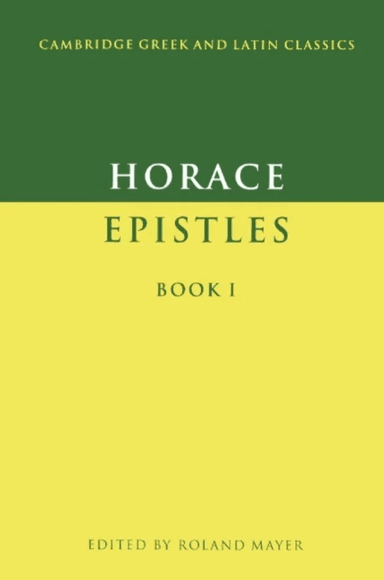 Epistles Book I av Horace