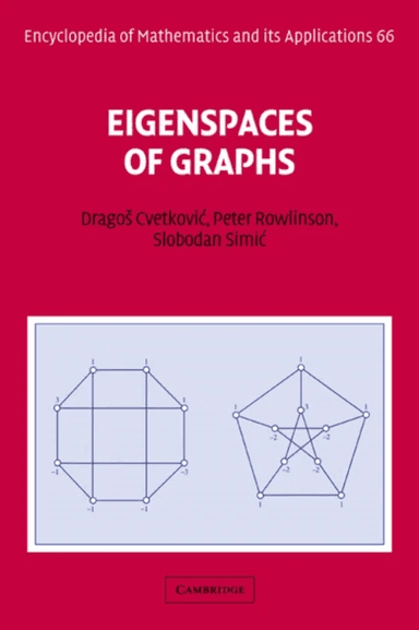 Eigenspaces of Graphs av Dragos (Univerzitet u Beogradu Yugoslavia) Cvetkovic, Peter (University of Stirling) Rowlinson, Slobodan (Univerzitet u Beogr