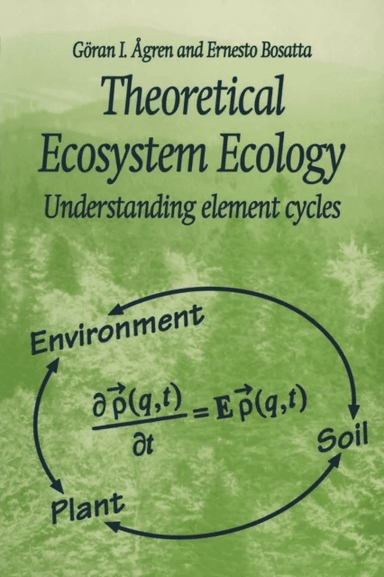 Theoretical Ecosystem Ecology av Goran I. (Swedish University of Agricultural Sciences) Agren, Ernesto (Swedish University of Agricultural Sciences) B