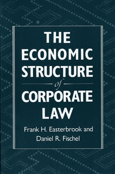 The Economic Structure of Corporate Law av Frank H. Easterbrook, Daniel R. Fischel