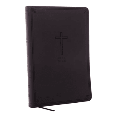 NKJV, Value Thinline Bible, Large Print, Charcoal Leathersoft, Red Letter, Comfort Print av Thomas Nelson