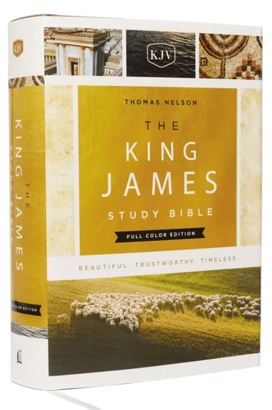 The King James Study Bible, Full-Color Edition, Cloth-bound Hardcover, Red Letter av Thomas Nelson