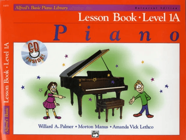 Alfred's Basic Piano Library  Lesson 1A av WILLARD. A PALMER