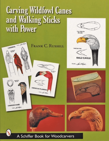 Carving Wildfowl Canes and Walking Sticks with Power av Frank C. Russell