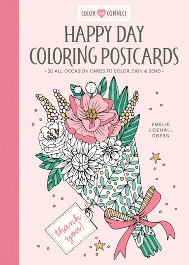 Happy Day Coloring Postcards av Emelie Lidehall Oberg