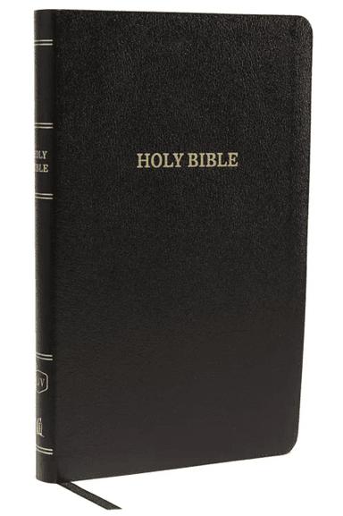 KJV Thinline Reference Bible, Black Bonded Leather, Red Letter, Comfort Print av Thomas Nelson