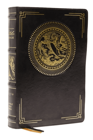 NRSVCE, Illustrated Catholic Bible, Leathersoft, Black, Comfort Print av Catholic Bible Press