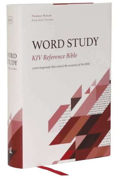 KJV, Word Study Reference Bible, Hardcover, Red Letter, Comfort Print av Thomas Nelson