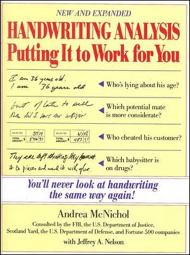 Handwriting Analysis av Andrea McNichol, Jeffrey Nelson