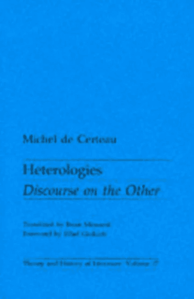 Heterologies av Michel de Certeau