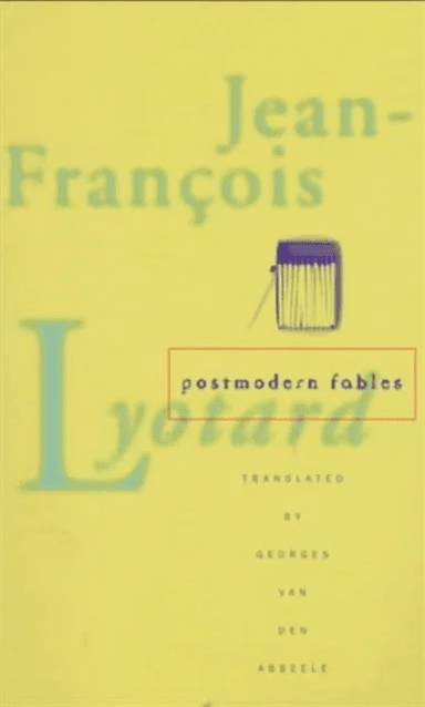 Postmodern Fables av Jean-Francois Lyotard