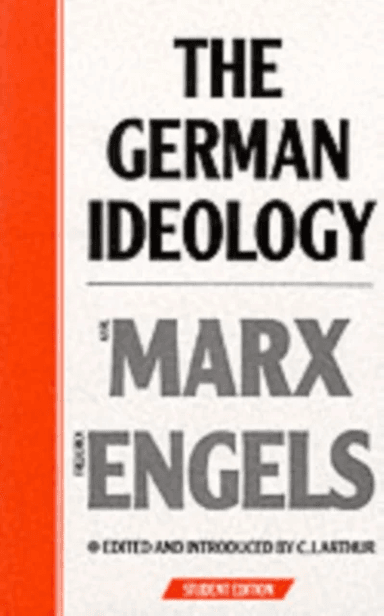 The German Ideology av Karl Marx, Friedrich Engels