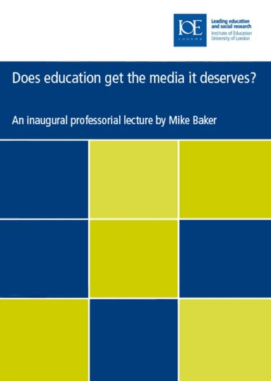 Does education get the media it deserves? av Mike Baker