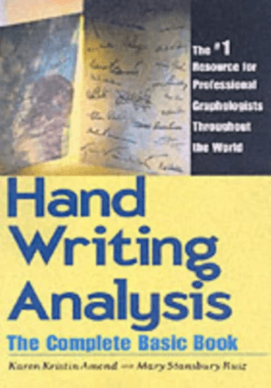 Handwriting Analysis av Karen Amend, Mary S. Ruiz