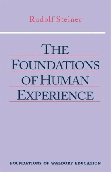 The Foundations of Human Experience av Rudolf Steiner