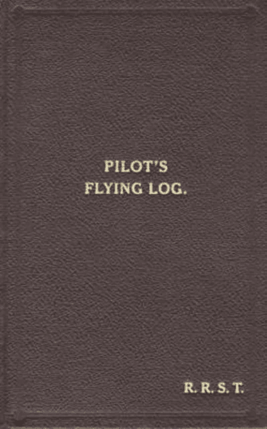 W/Cdr Robert Stanford Tuck Facsimile Flying Log Book av Robert R.Stanford Tuck