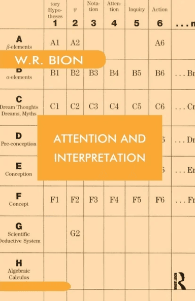 Attention and Interpretation av Wilfred R. Bion