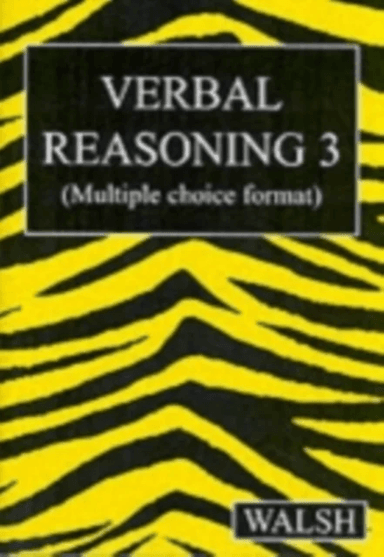 Verbal Reasoning 3 av Mary Walsh, Barbara Walsh
