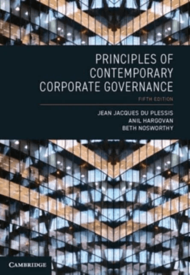 Principles of Contemporary Corporate Governance av Jean Jacques (Deakin University Victoria) du Plessis, Anil (University of New South Wales Sydney) H