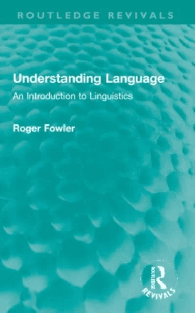 Understanding Language av Roger Fowler
