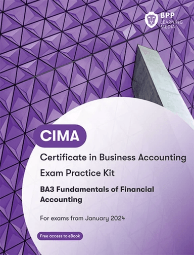 CIMA BA3 Fundamentals of Financial Accounting av BPP Learning Media