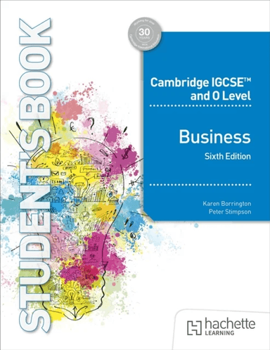 Cambridge IGCSE and O Level Business Sixth Edition av Karen Borrington, Peter Stimpson