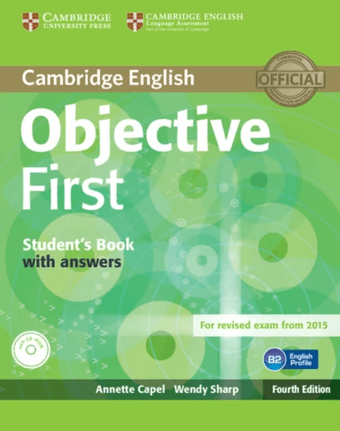 Objective First Student's Book with Answers with CD-ROM av Anette Capel